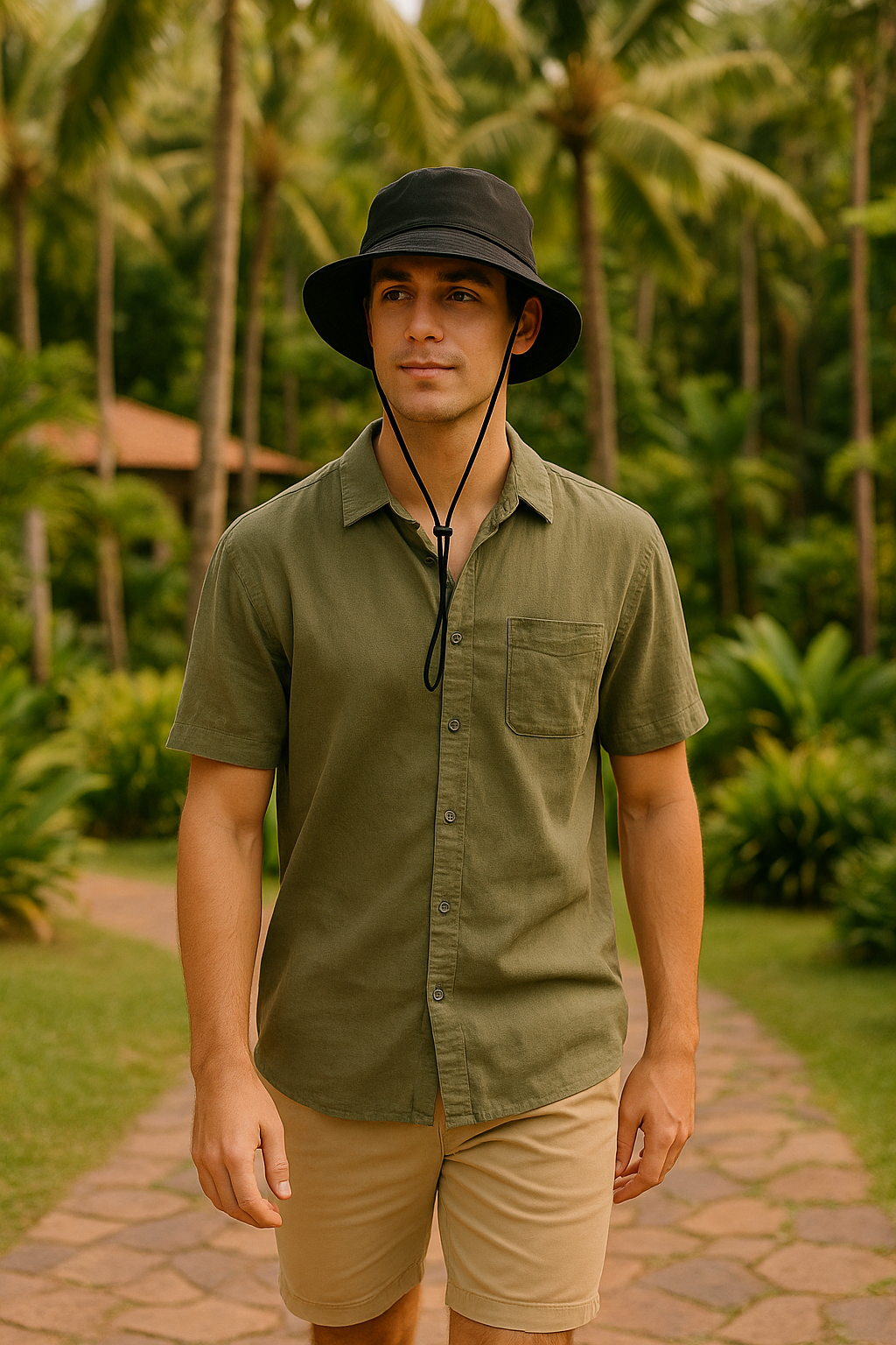 Bucket Hat com Cordão