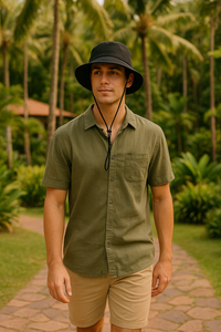 Bucket Hat com Cordão