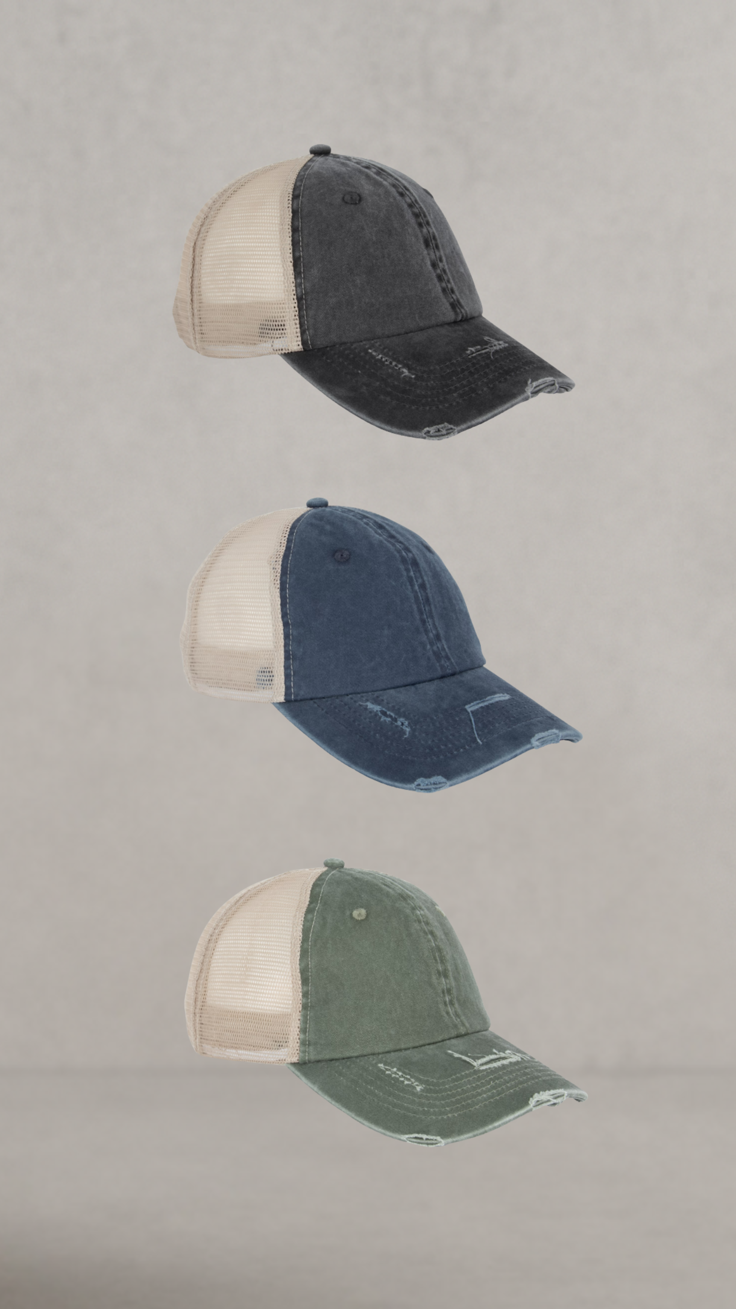 Chapéu Trucker Rasgado