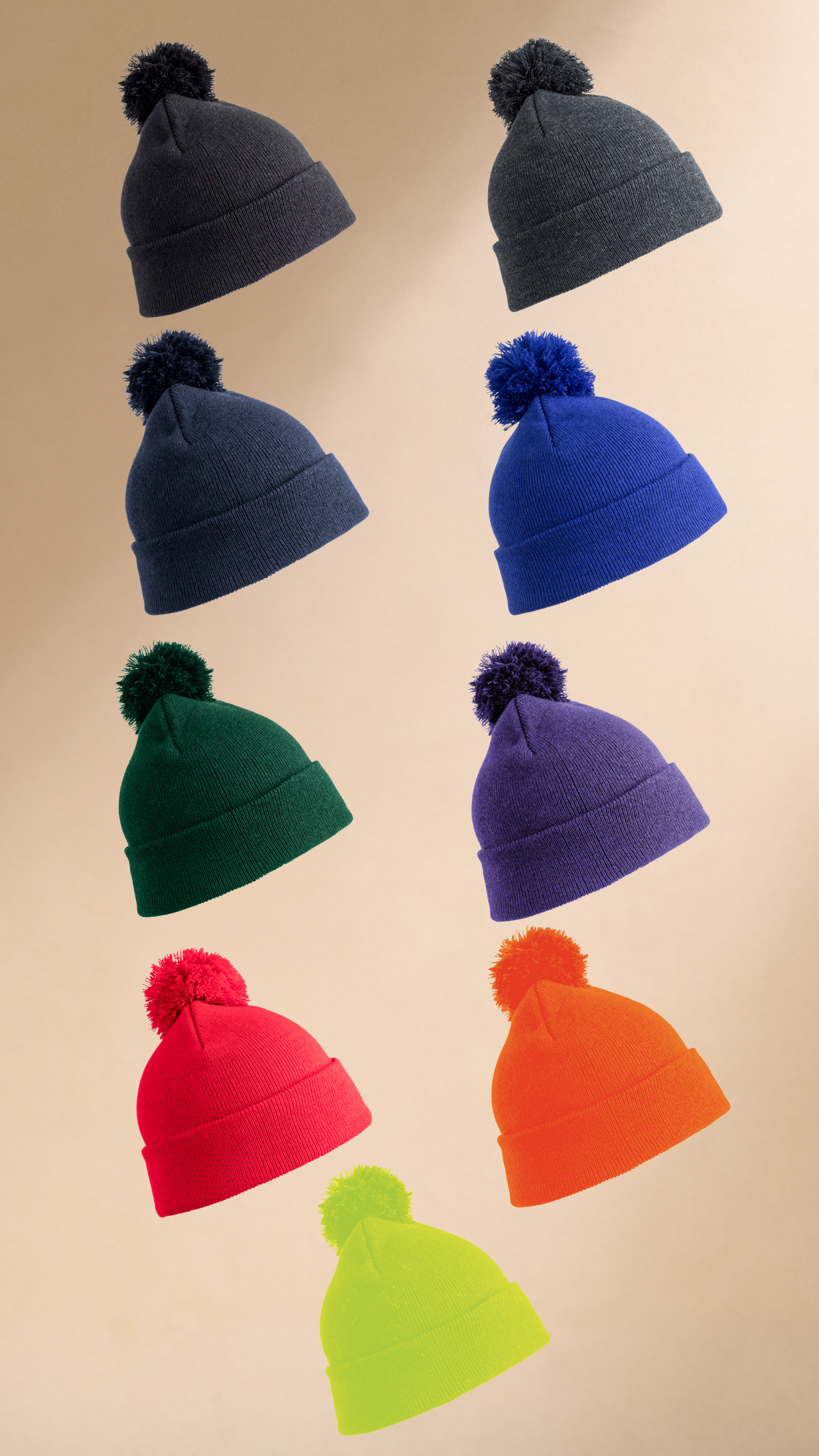 Gorro com Pompom Criança